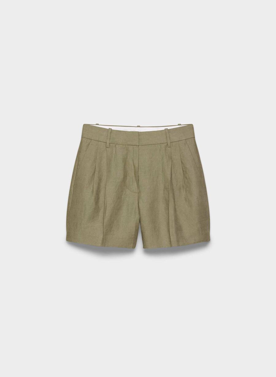 the effortless short mid-thigh - cruiselinen sundried olive