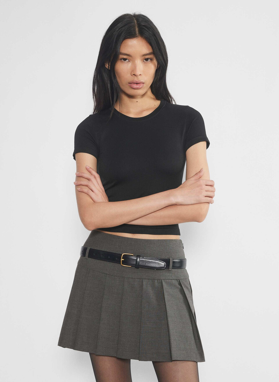 smooth seamless willow t-shirt black