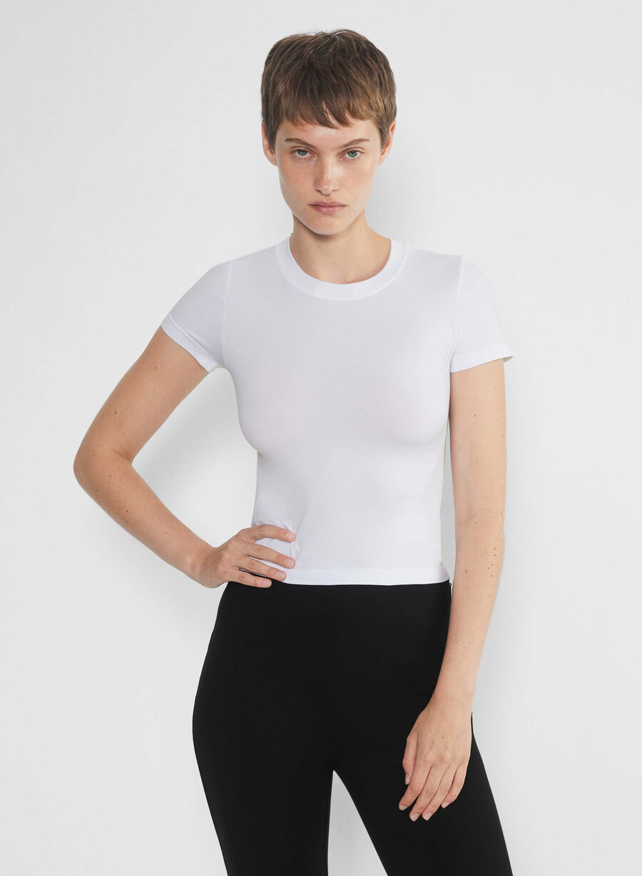 smooth seamless willow t-shirt bright white