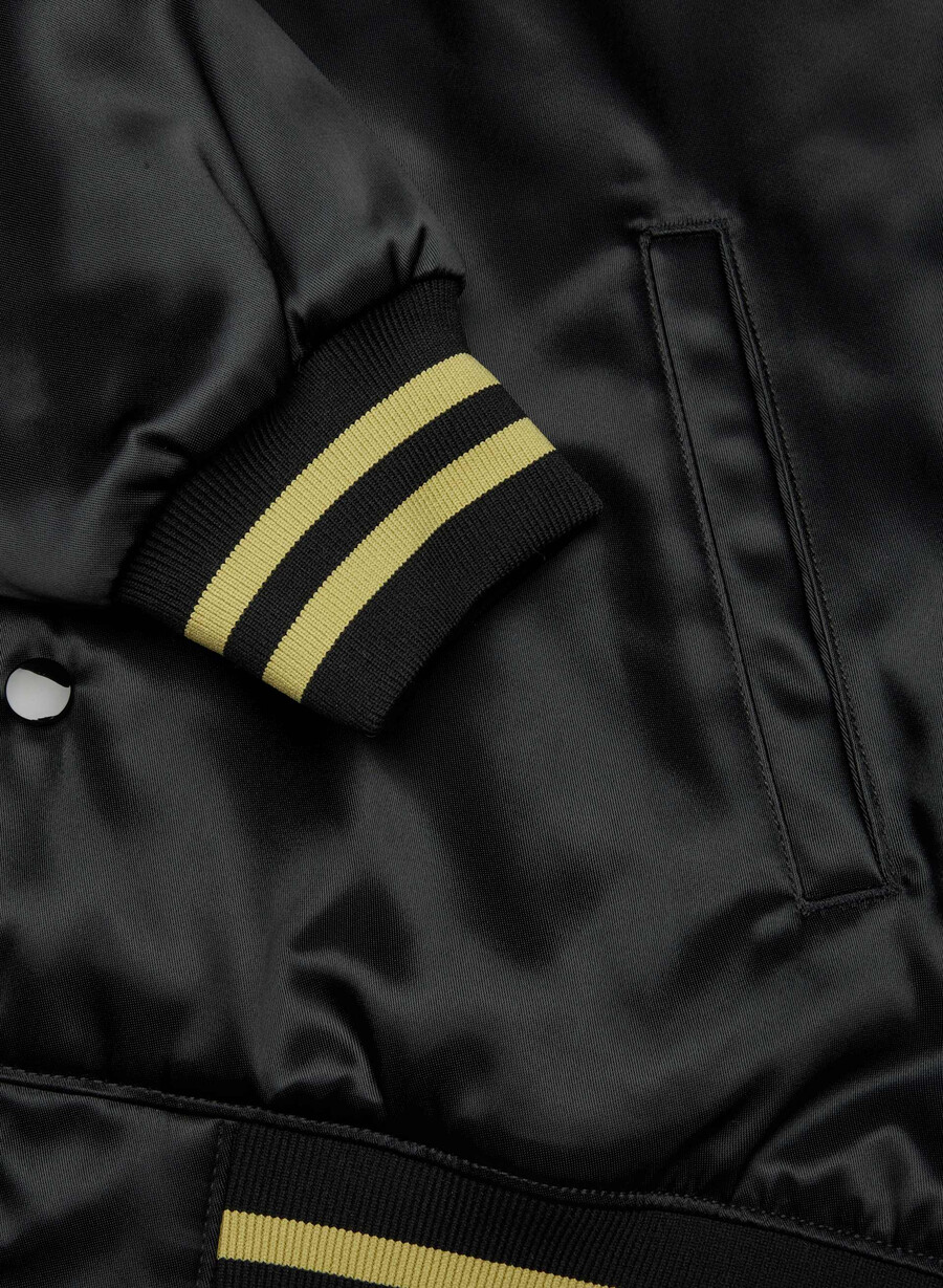 masa satin bomber blackhero gold