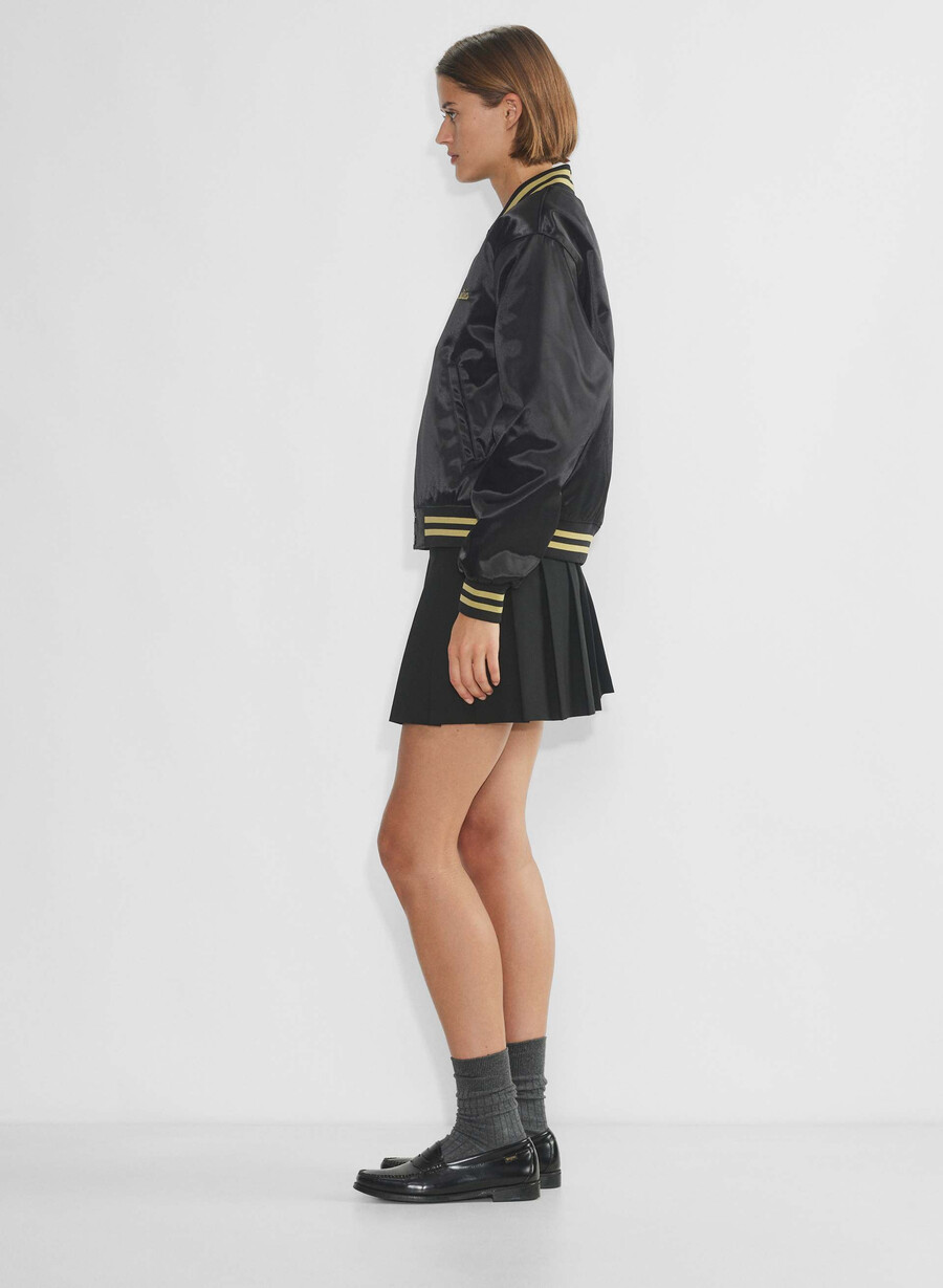 masa satin bomber blackhero gold