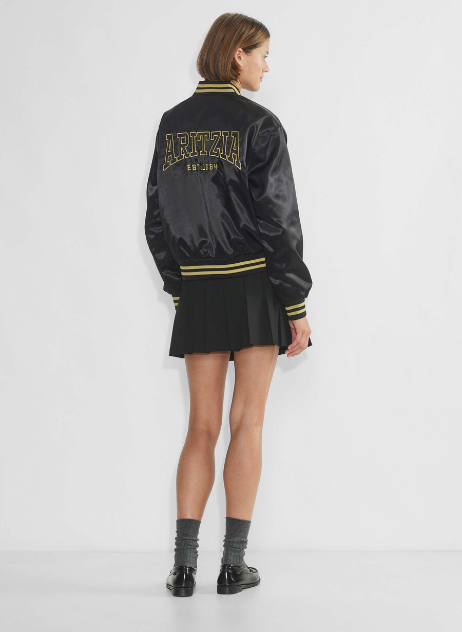 masa satin bomber blackhero gold