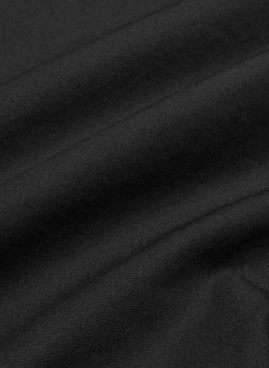 reminisce relaxed poplin shirt black
