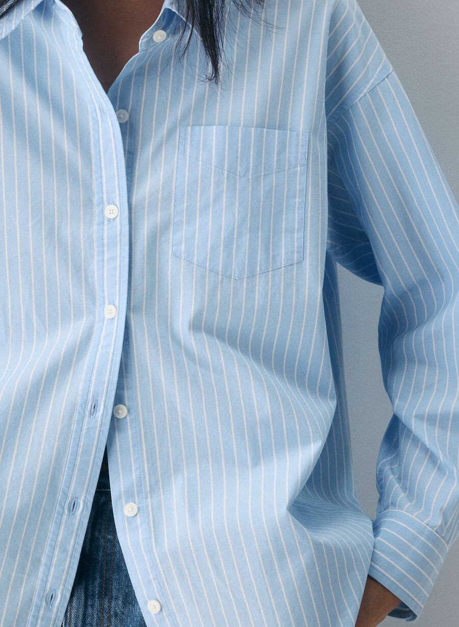 reminisce relaxed poplin shirt mtchll strp cf bb w