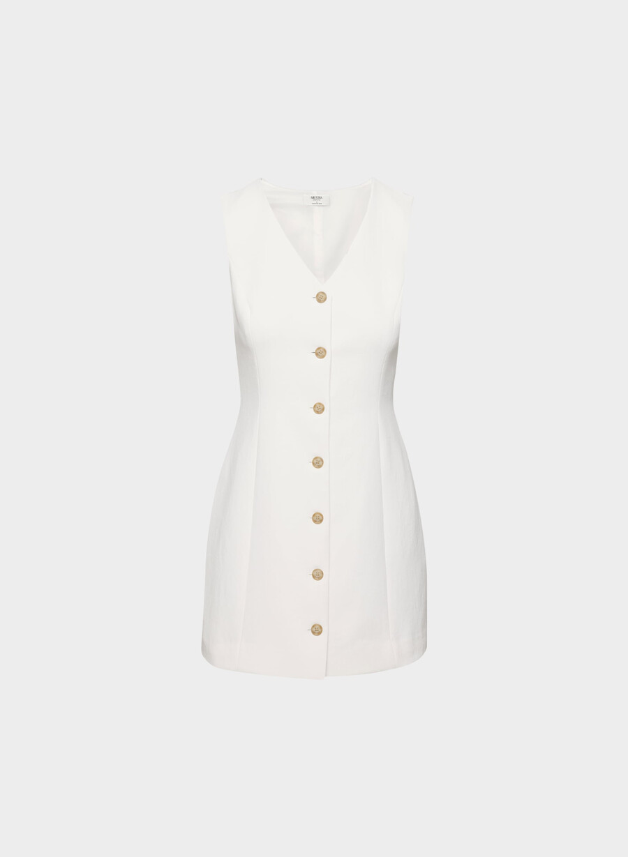 aria dress - crepette light birch