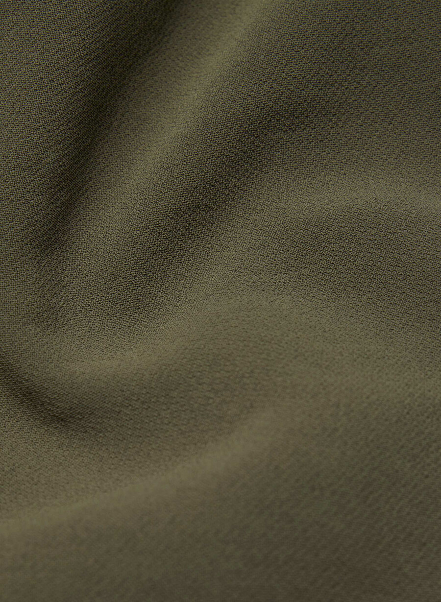 aria dress - crepette dark olive