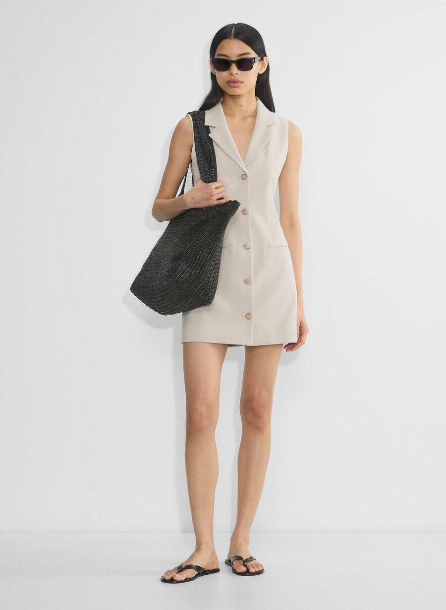 mastermind dress heather matte pearl
