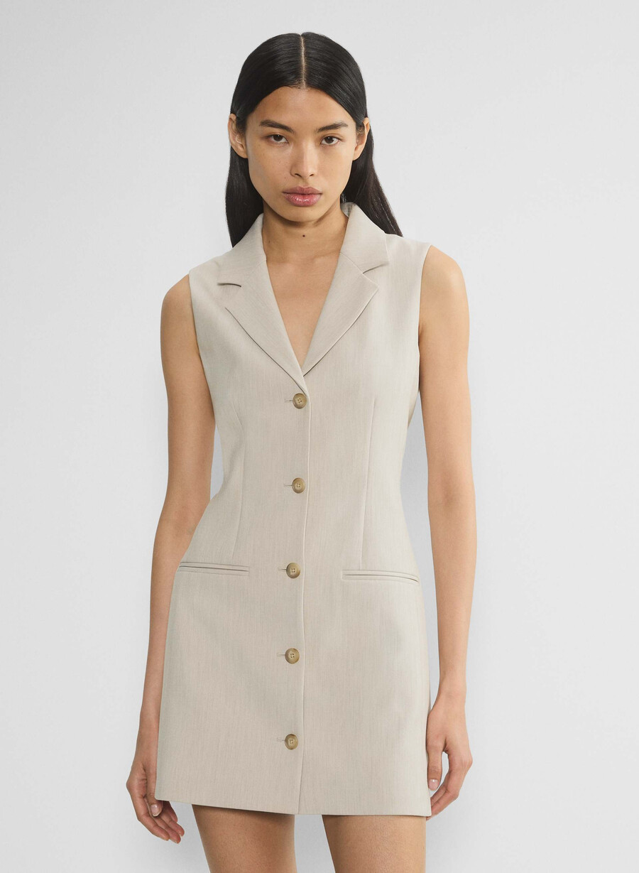 mastermind dress heather matte pearl