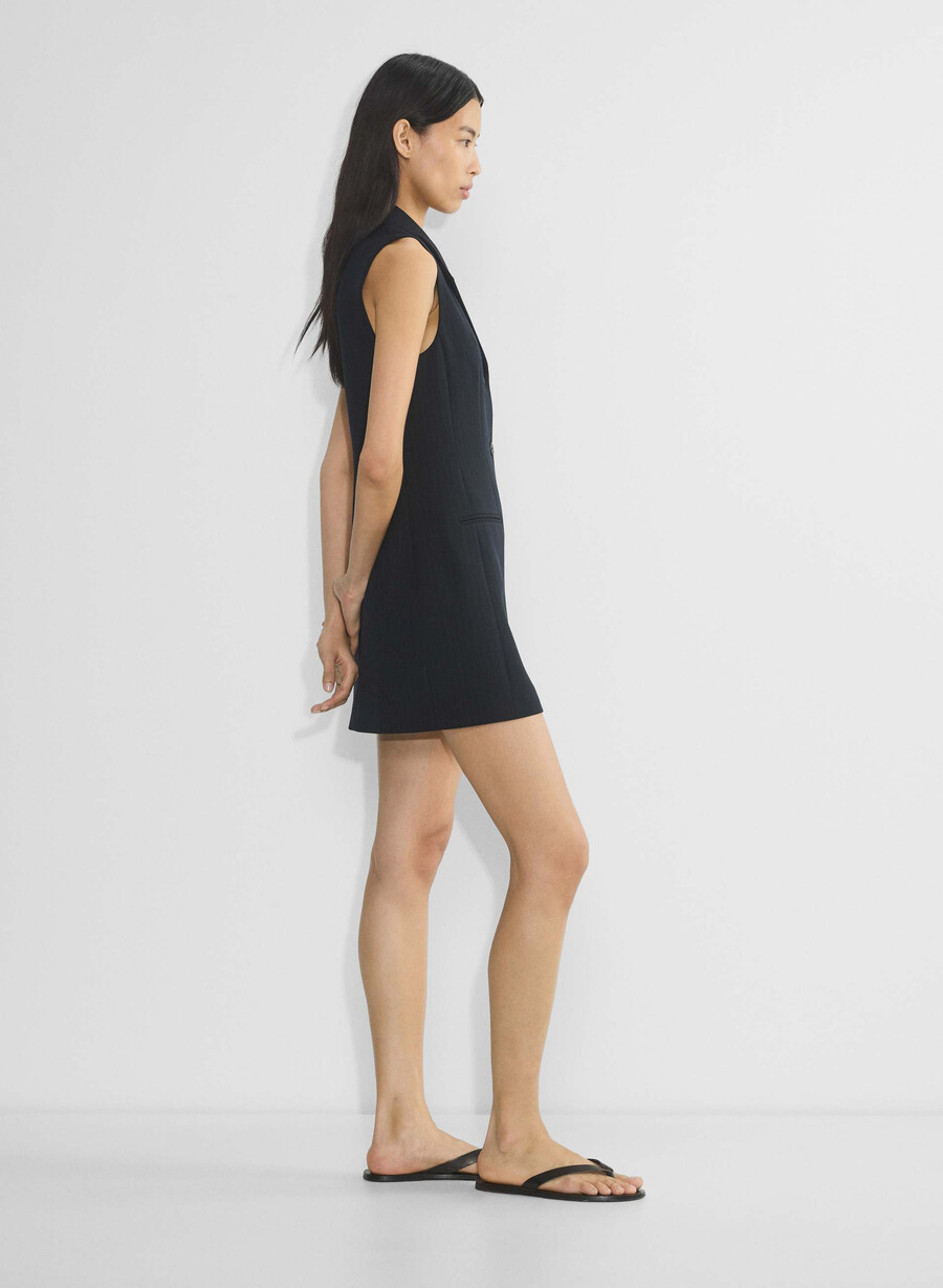 mastermind dress stn strp d n nvc gr