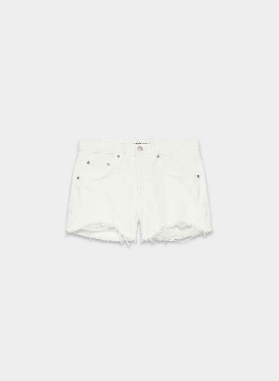 denim forum the 90s vintage cut-off denim short a little white lie
