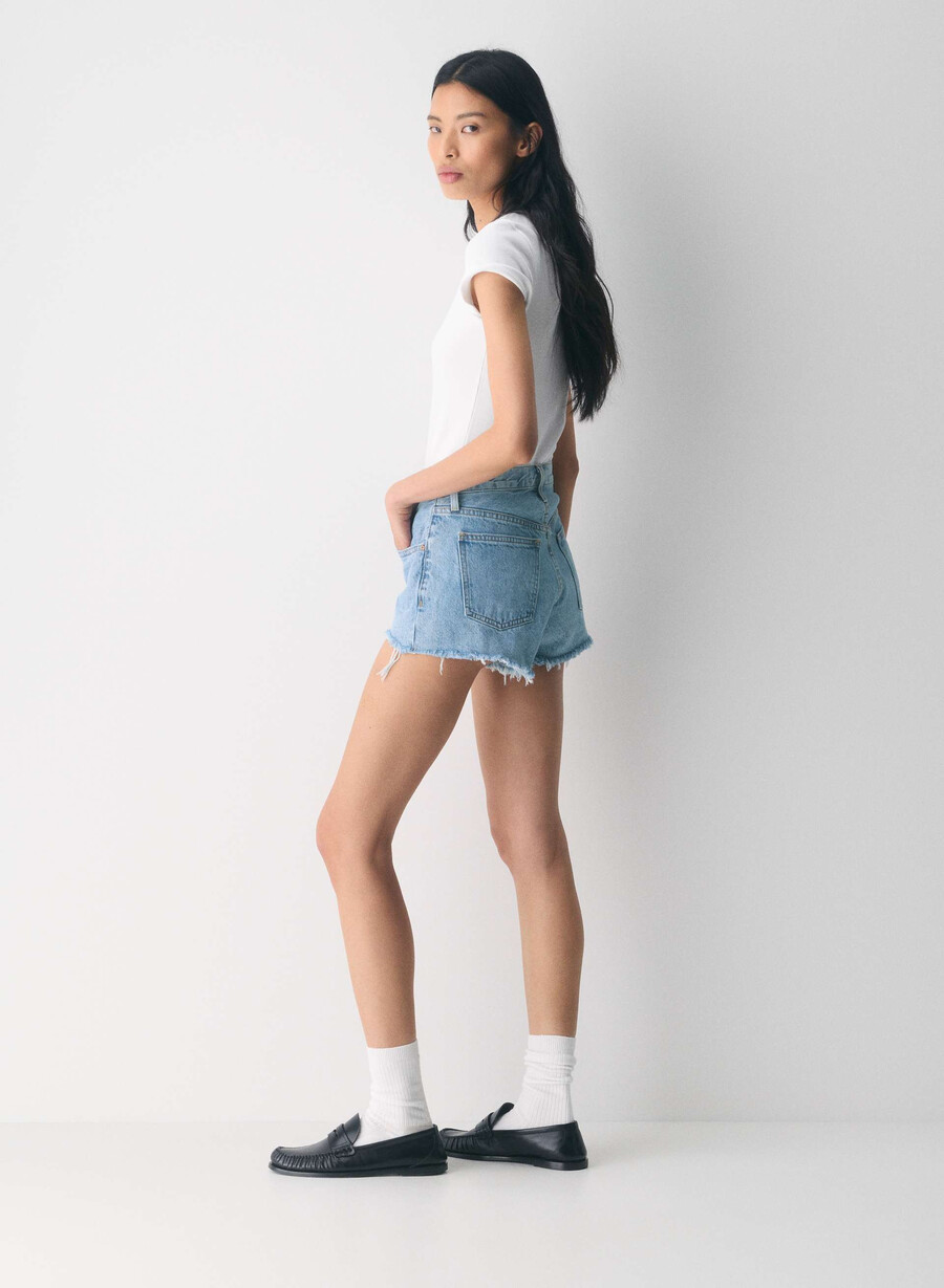 denim forum the 90s vintage cut-off denim short 5 yrs kiss n tell bl