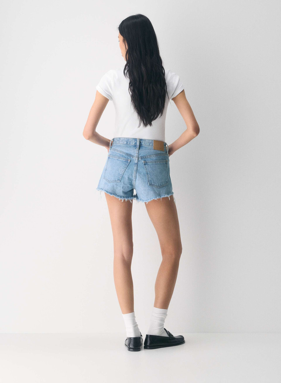 denim forum the 90s vintage cut-off denim short 5 yrs kiss n tell bl