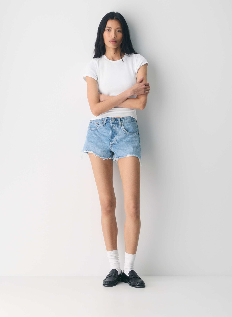 denim forum the 90s vintage cut-off denim short 5 yrs kiss n tell bl