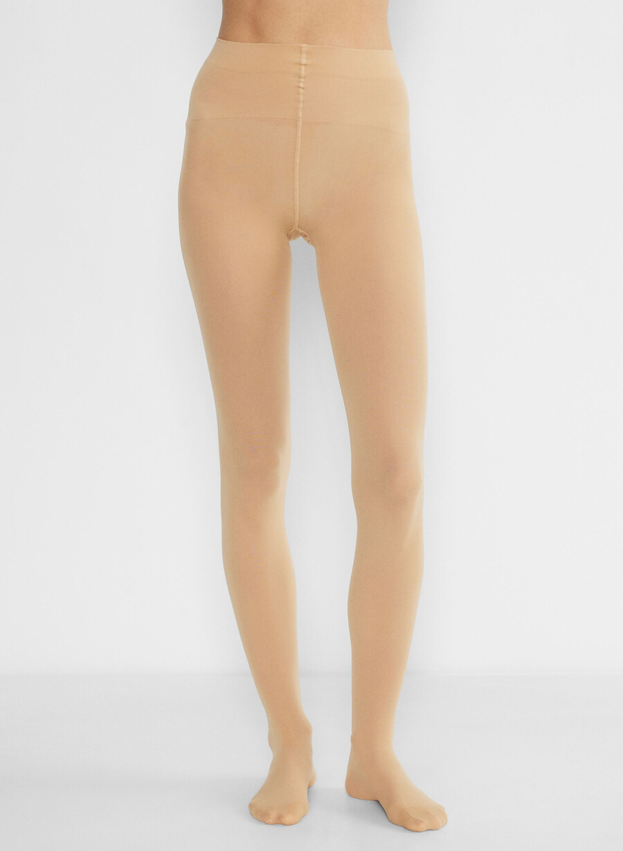 everyday semi-sheer tights soft tan