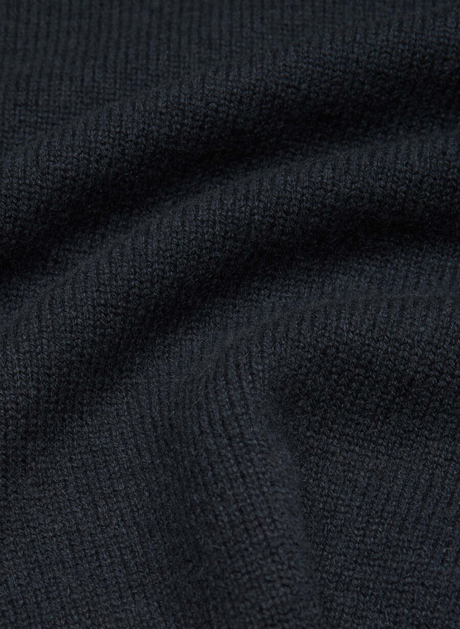 isabelle wool cashmere sweater dark night navy