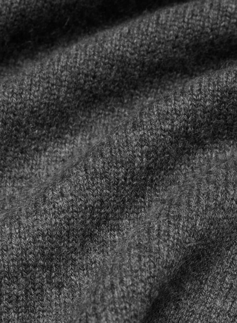 isabelle wool cashmere sweater heather charcoal