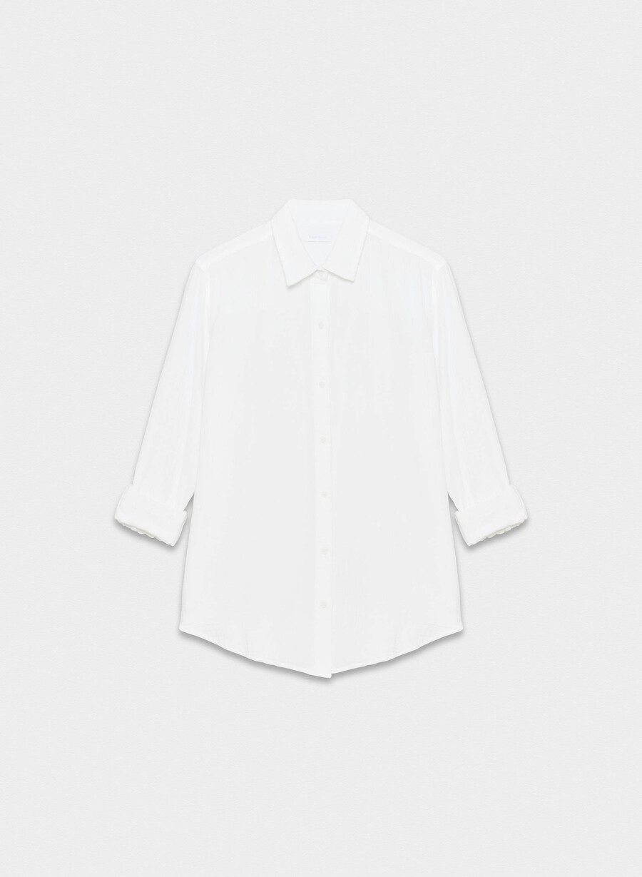 airplush cotton sail shirt white