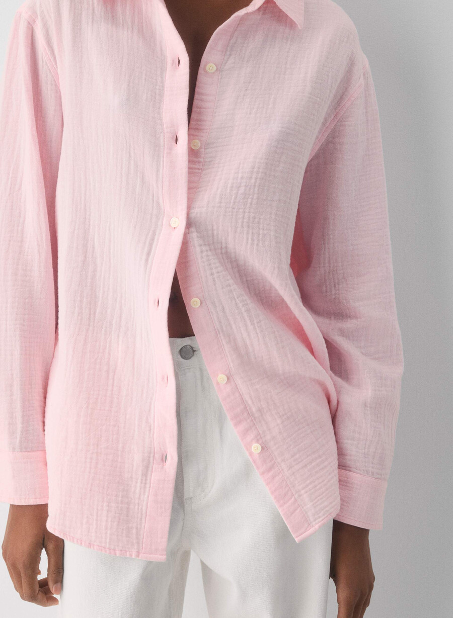 airplush cotton sail shirt villa pink