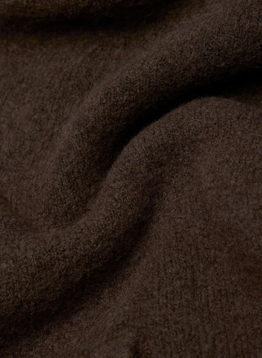 peyton zip hoodie rich mocha brown
