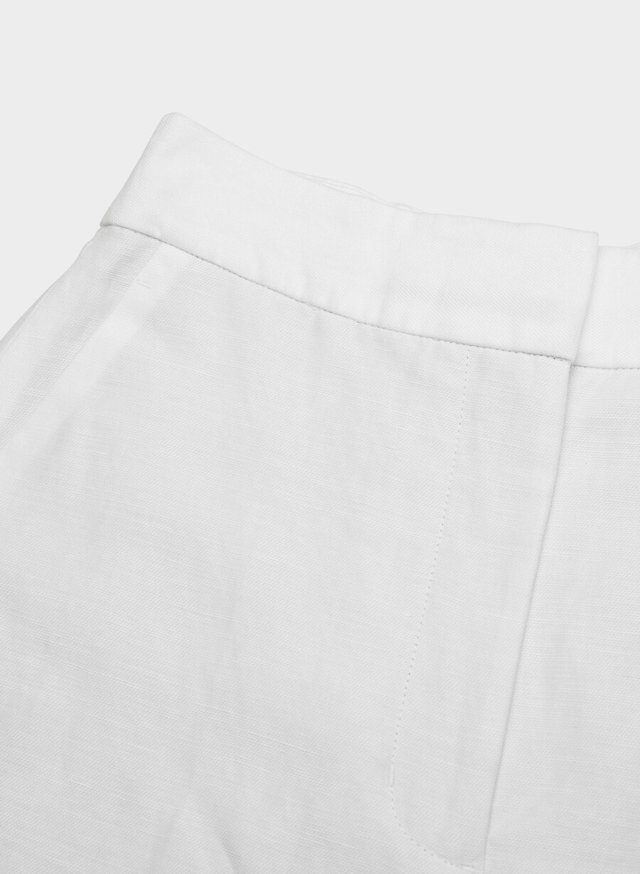 the limitless short mid-thigh - cruiselinen white