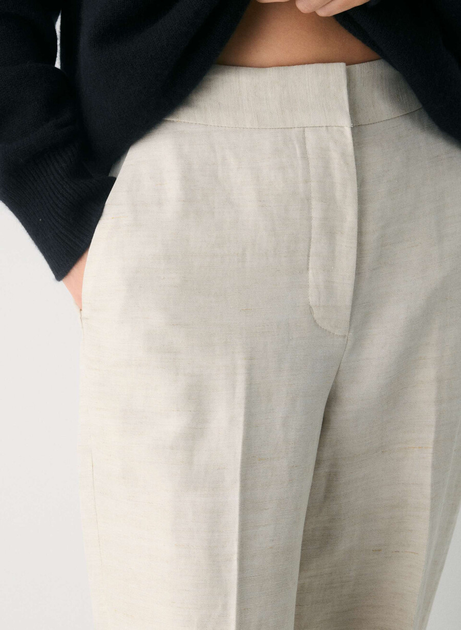 the limitless pant - cruiselinen natural ecru
