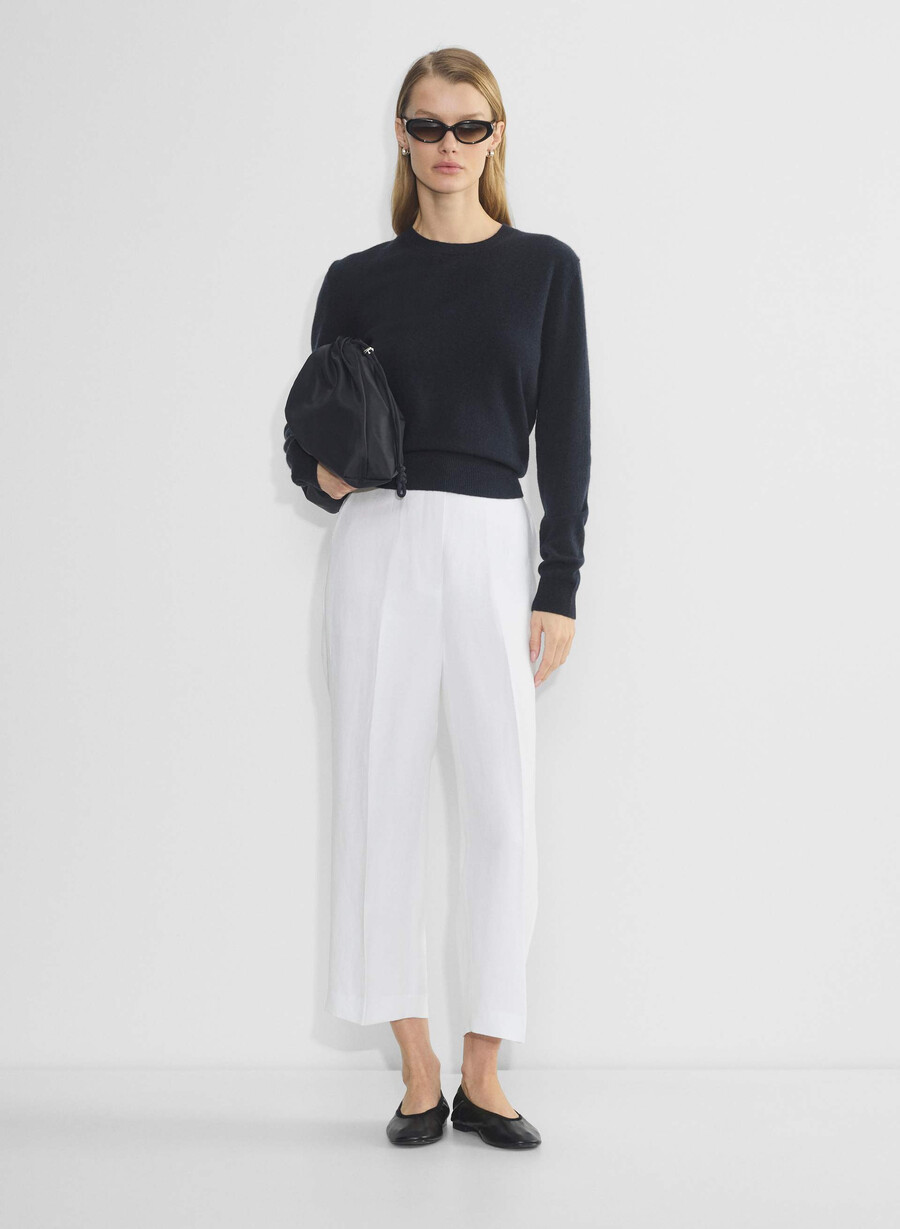 the limitless pant cropped - cruiselinen white