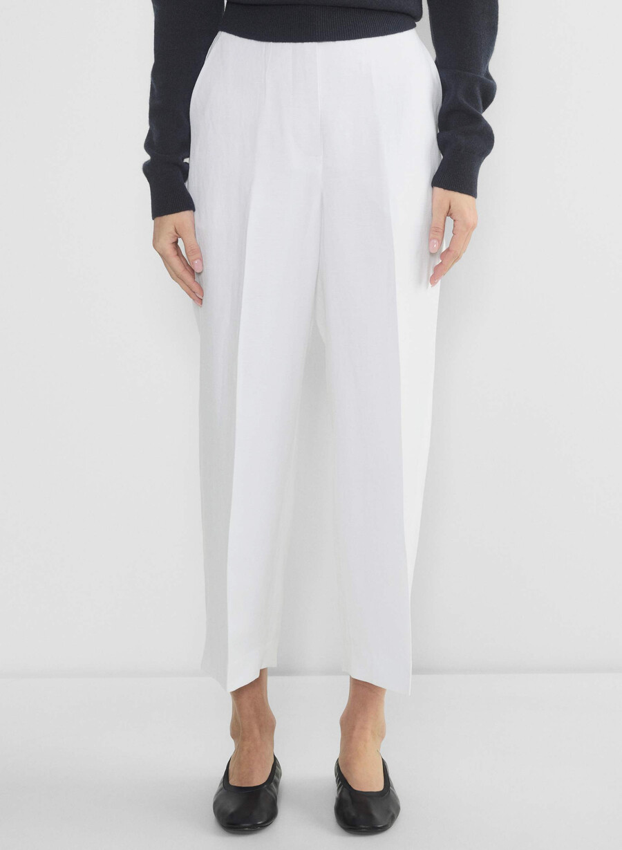 the limitless pant cropped - cruiselinen white