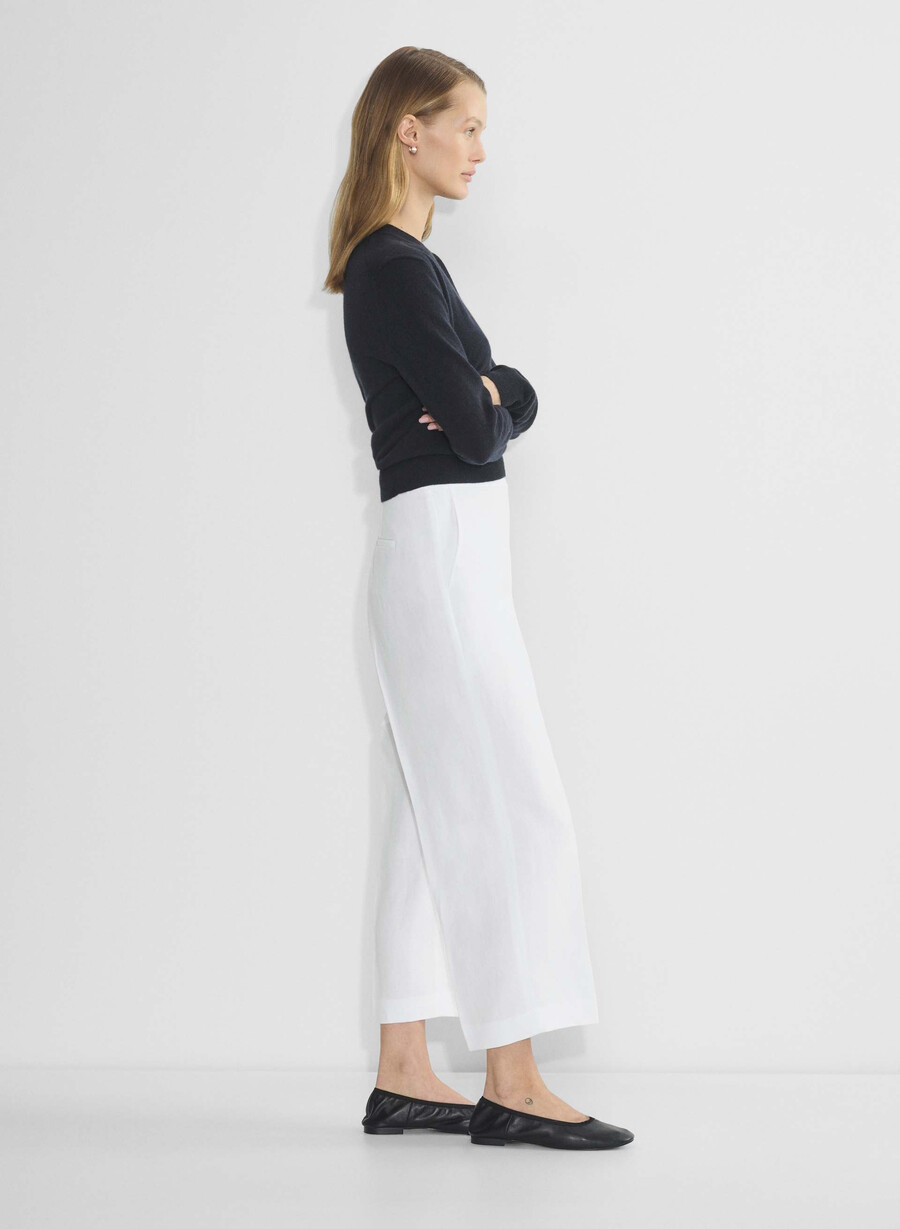 the limitless pant cropped - cruiselinen white