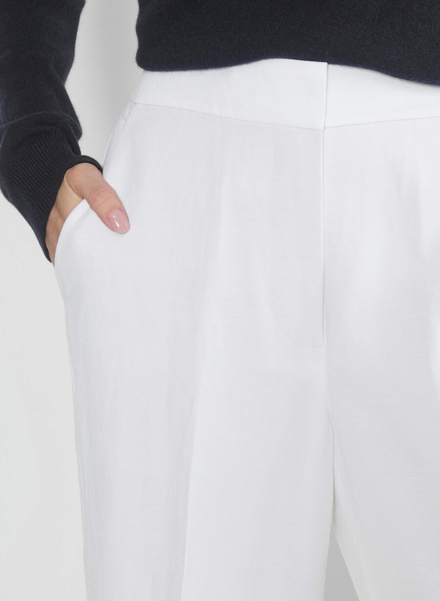 the limitless pant cropped - cruiselinen white