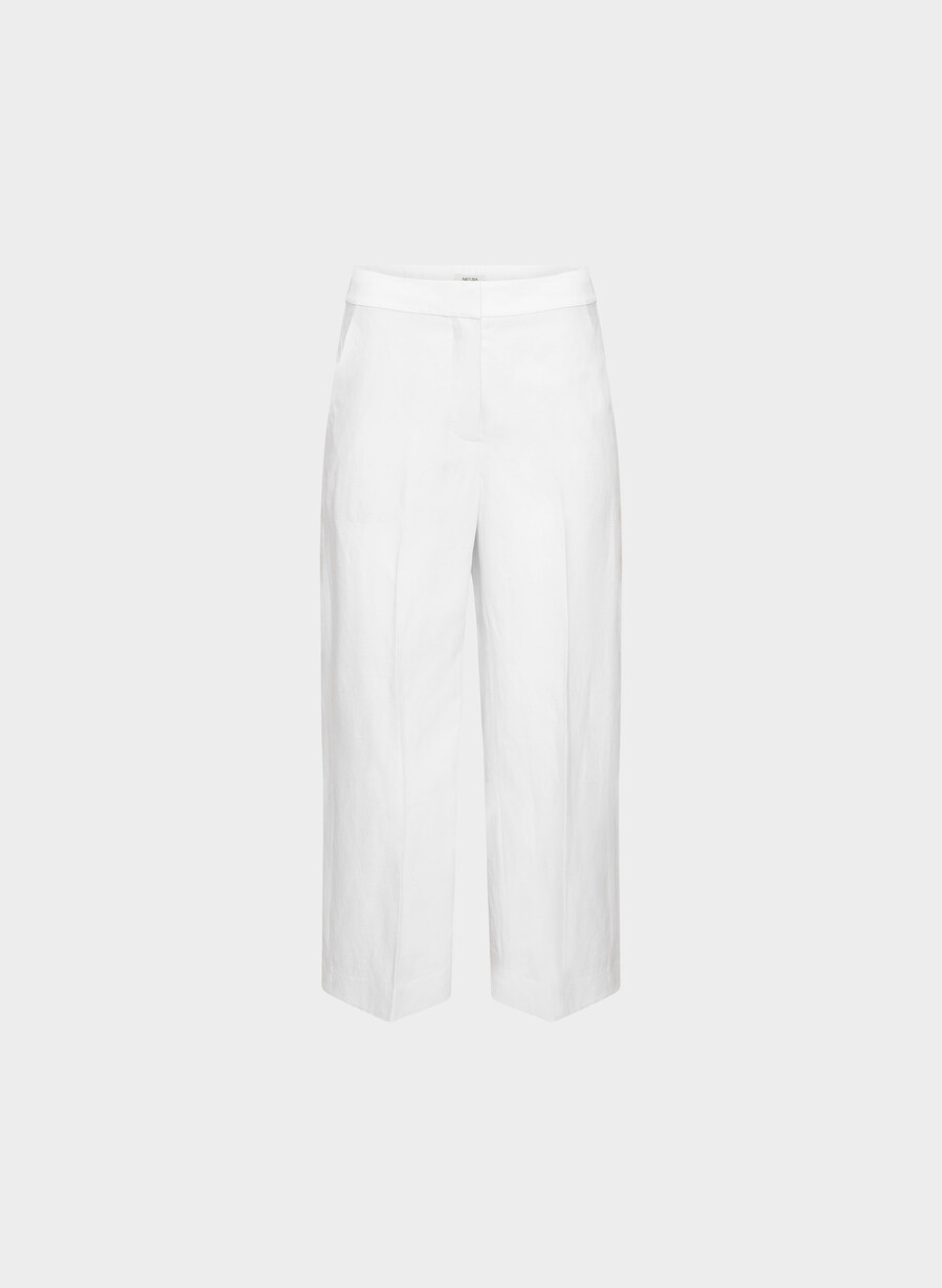 the limitless pant cropped - cruiselinen white