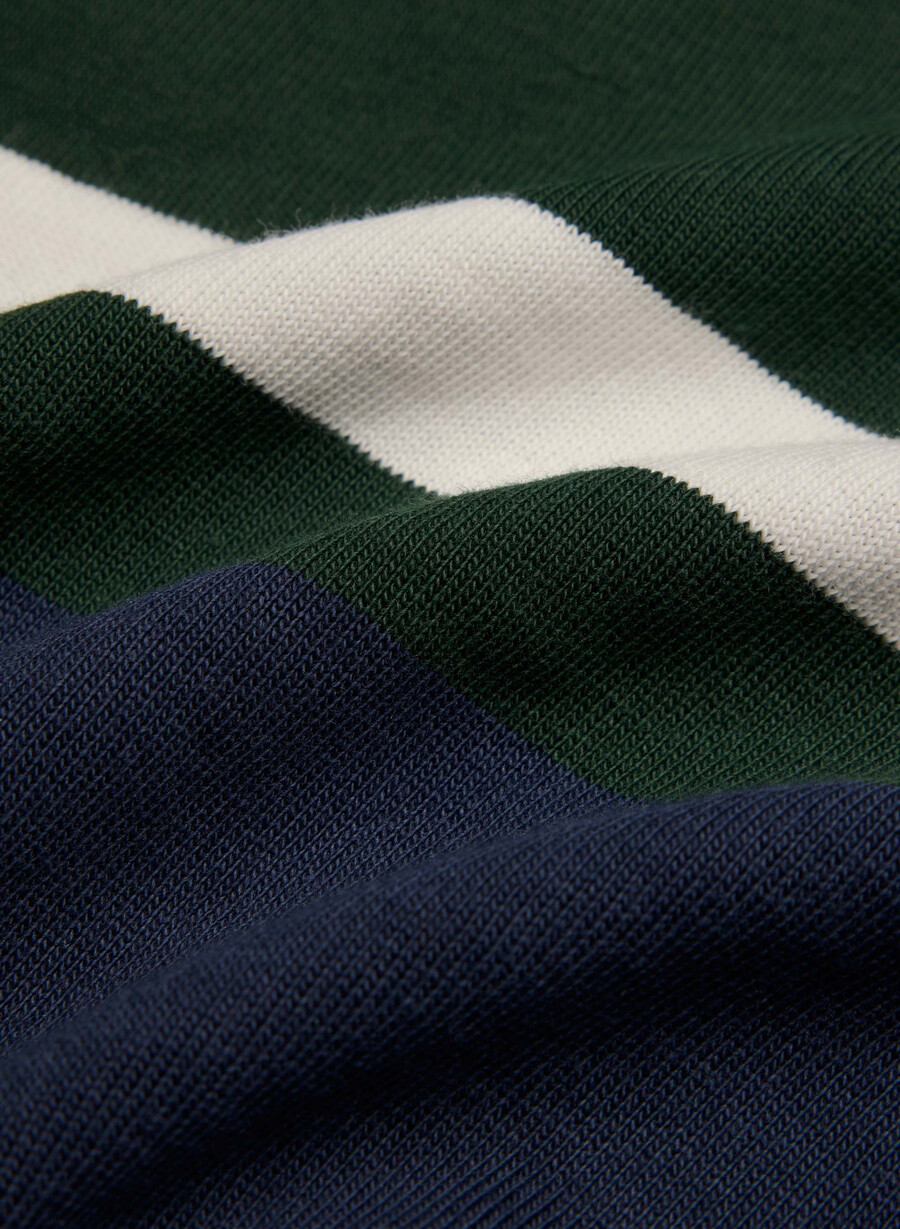 mighty cotton lomu polo longsleeve figtree grnadmiral
