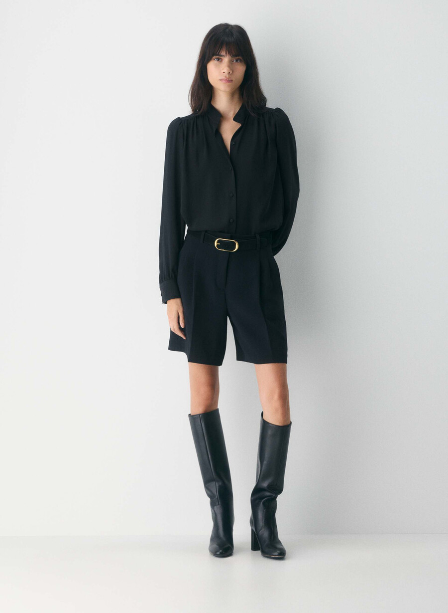 delphine blouse black