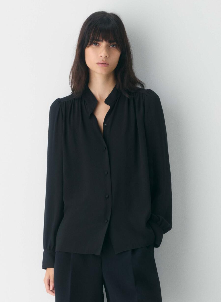 delphine blouse black