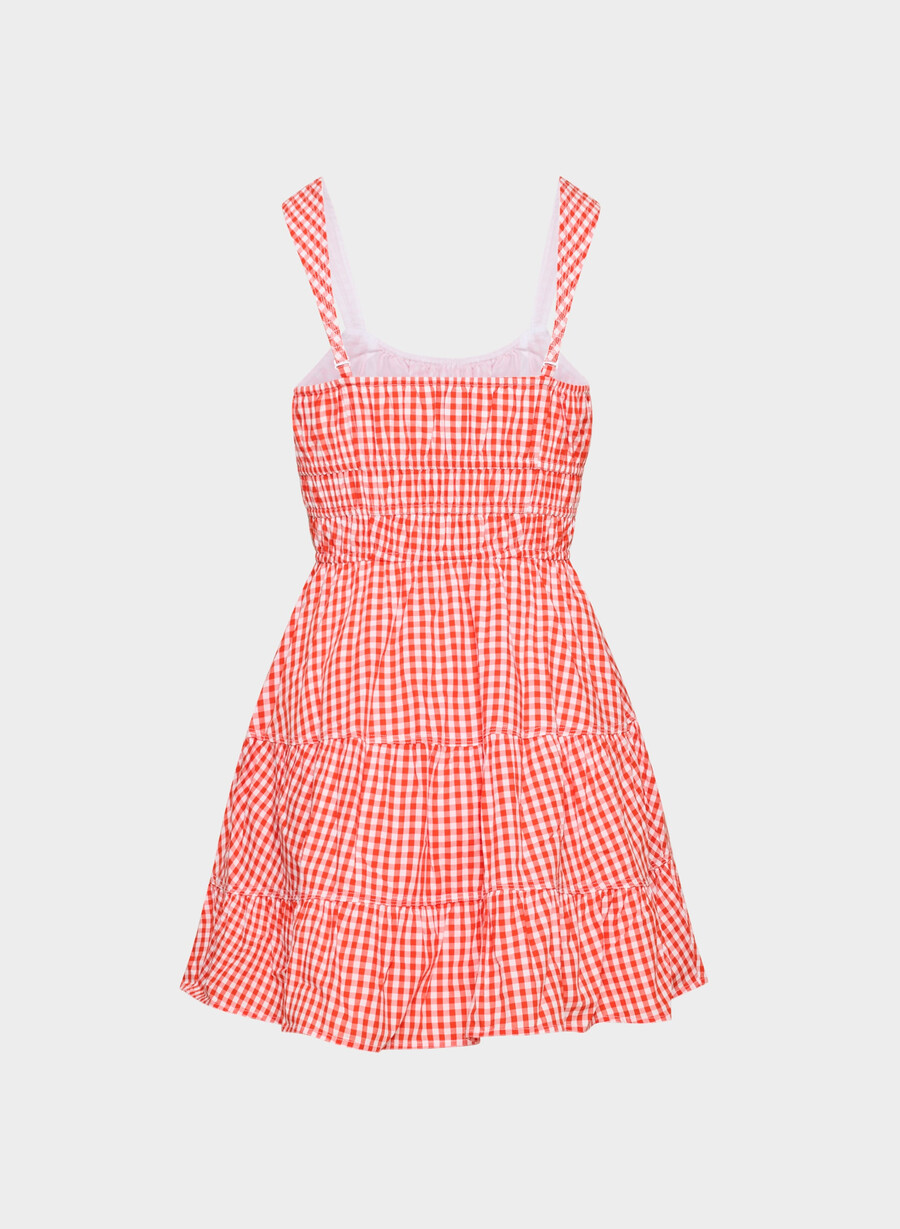 martine poplin dress otto gngm wtppy red