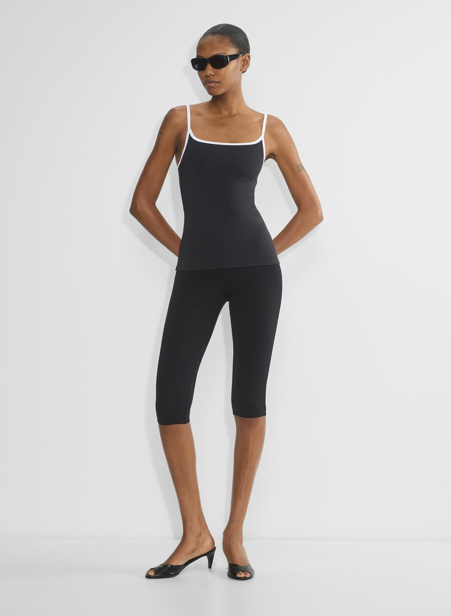 original contour swoop cami tank blackwhite