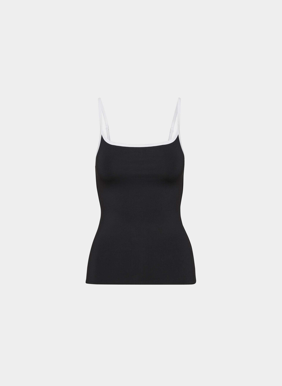 original contour swoop cami tank blackwhite