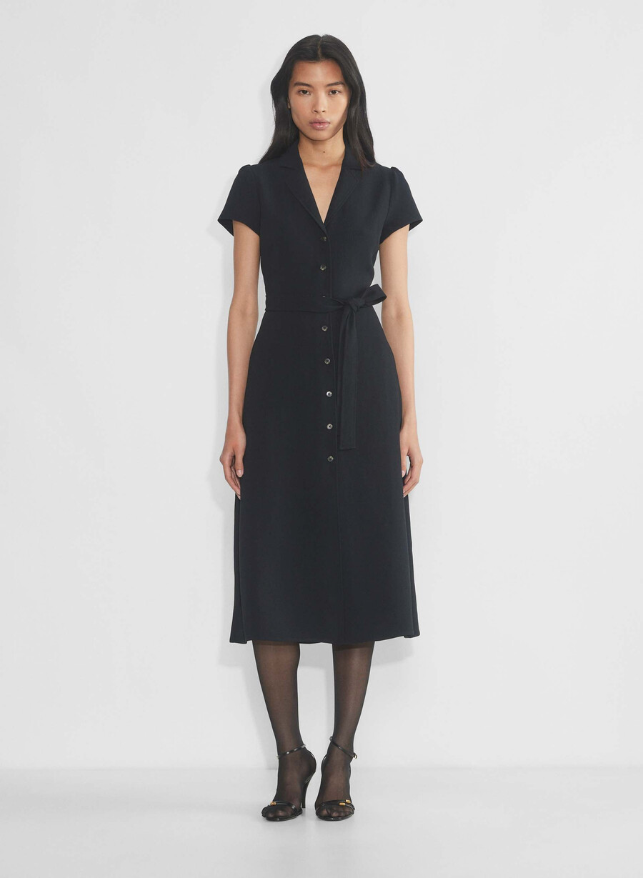 shirt dress black