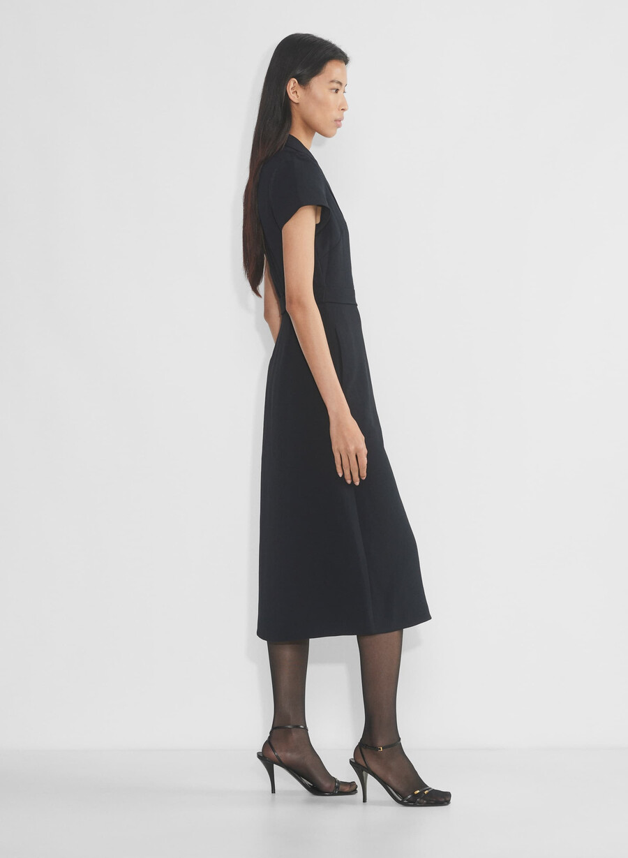 shirt dress black