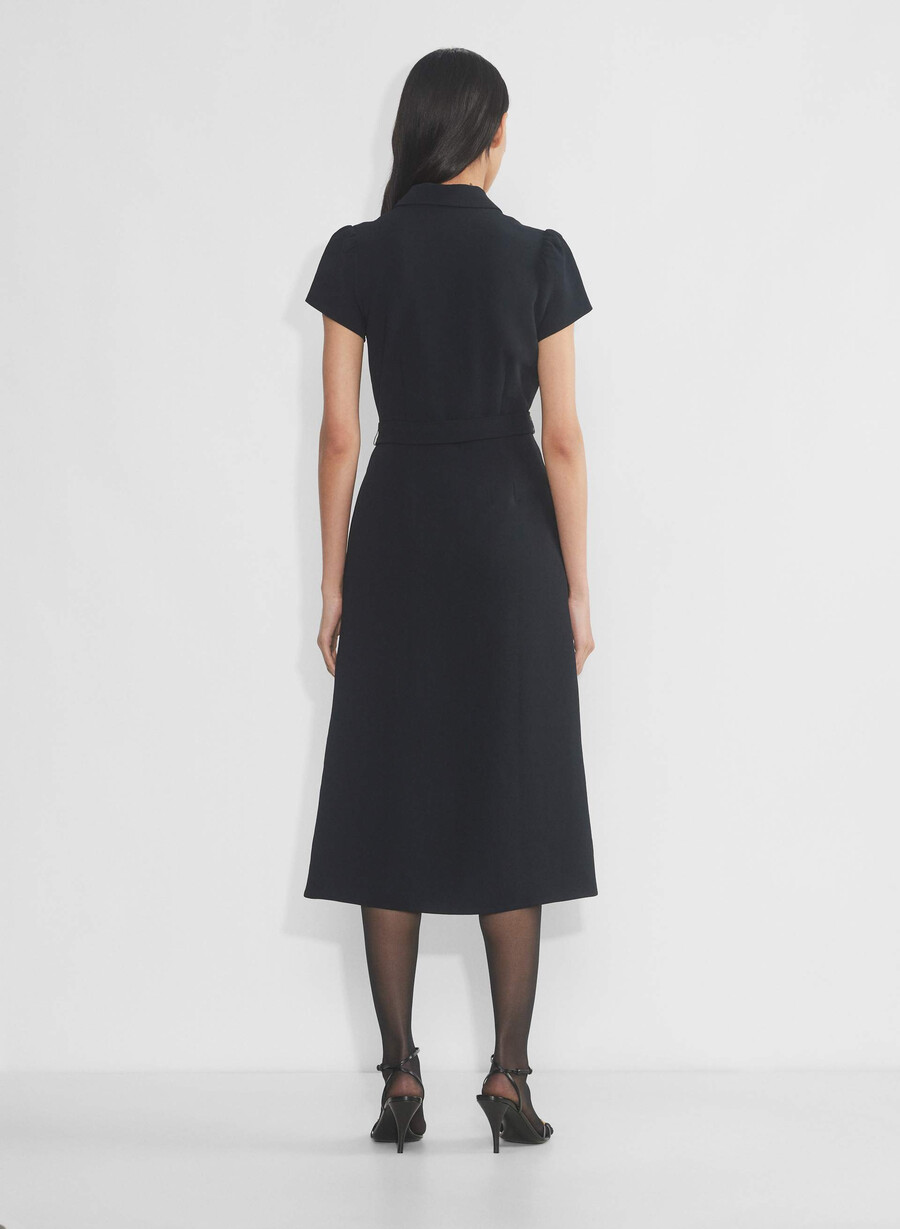 shirt dress black