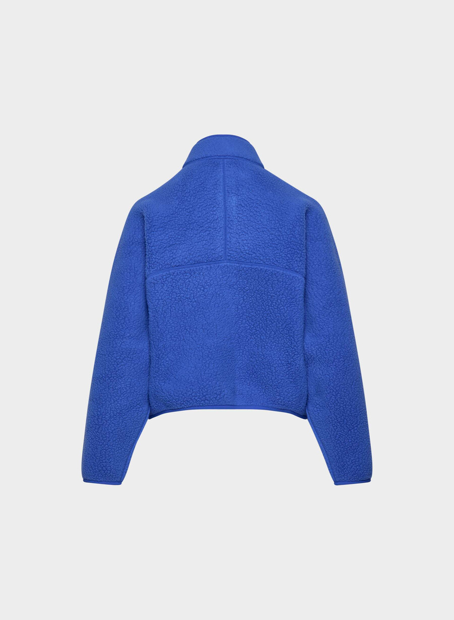 polartec thermal pro mockneck hi-hip zip-up jazz blue