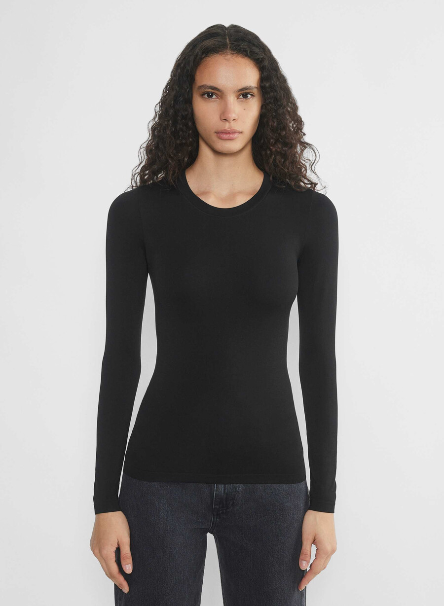 smooth seamless willow hip longsleeve black