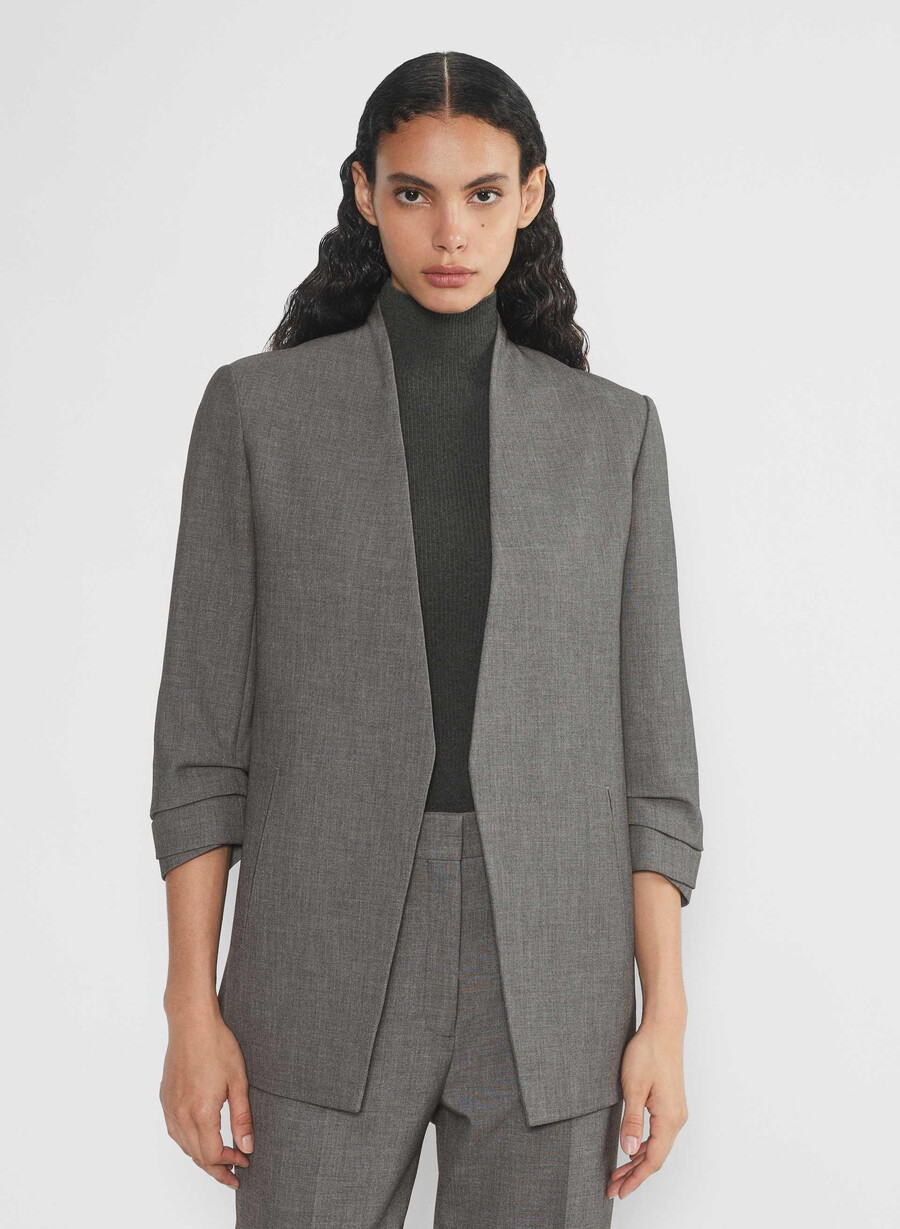 power blazer - ressential heather charcoal