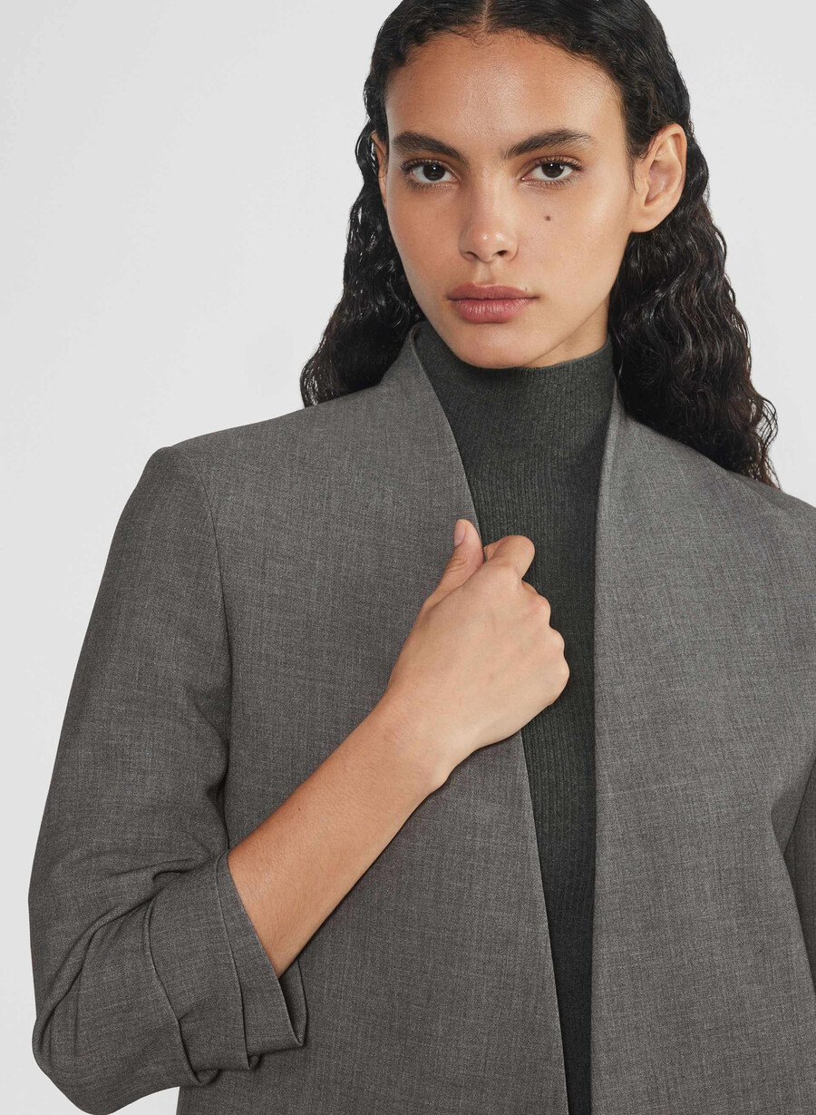 power blazer - ressential heather charcoal