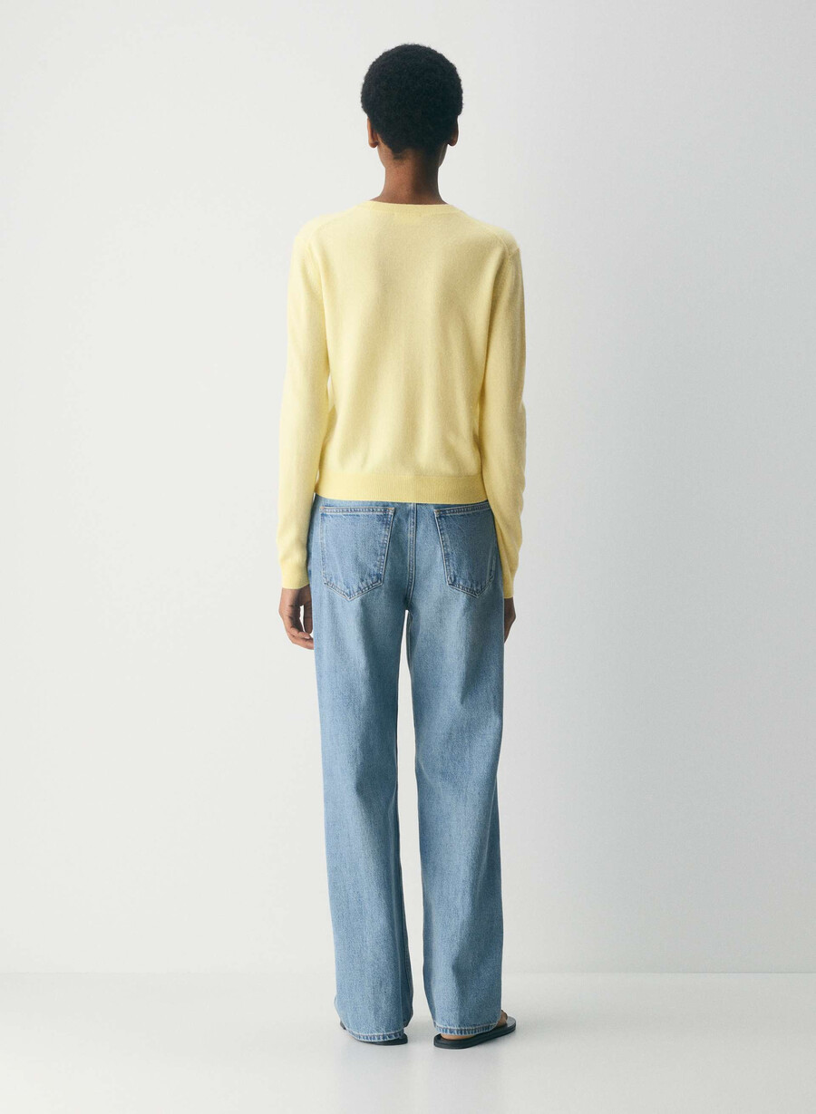 bare cashmere touchstone sweater lemonade
