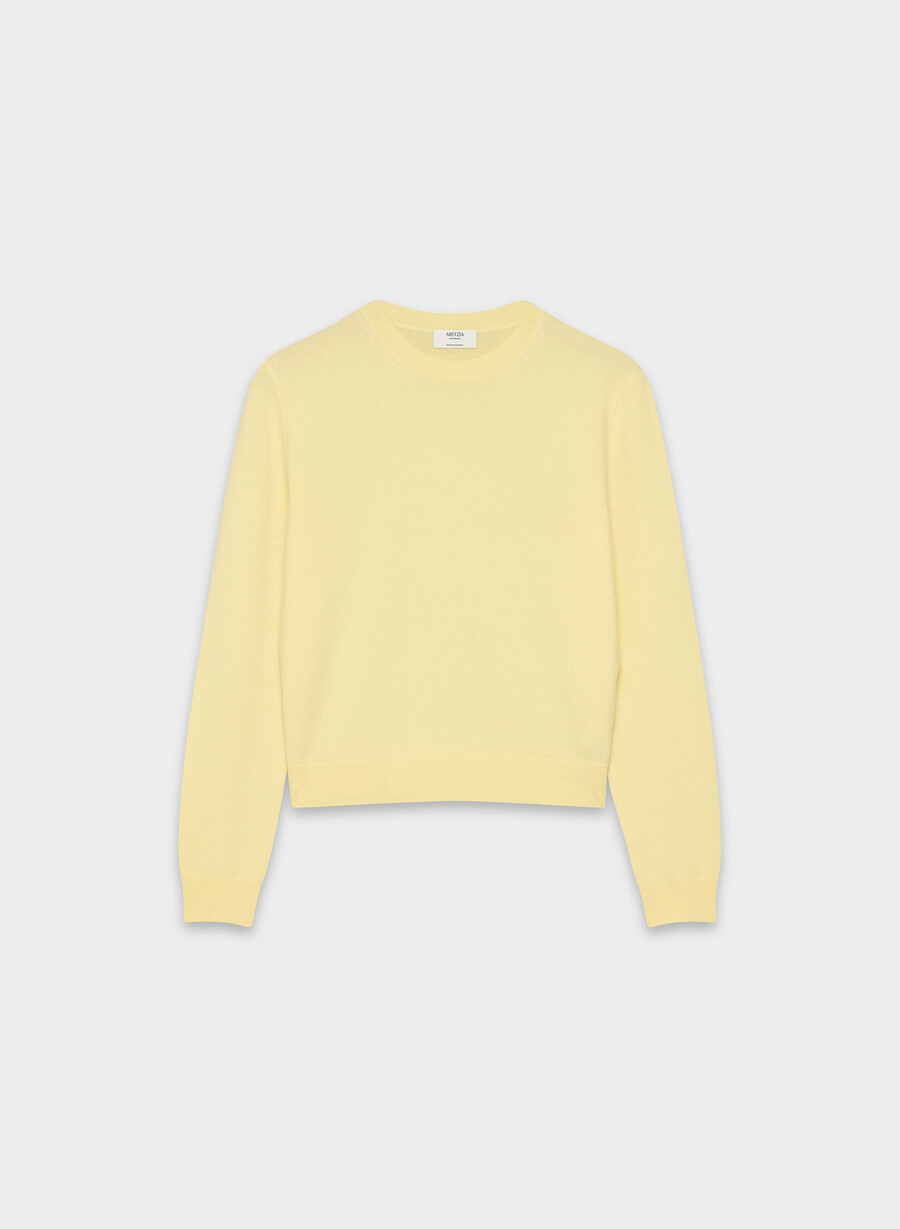 bare cashmere touchstone sweater lemonade