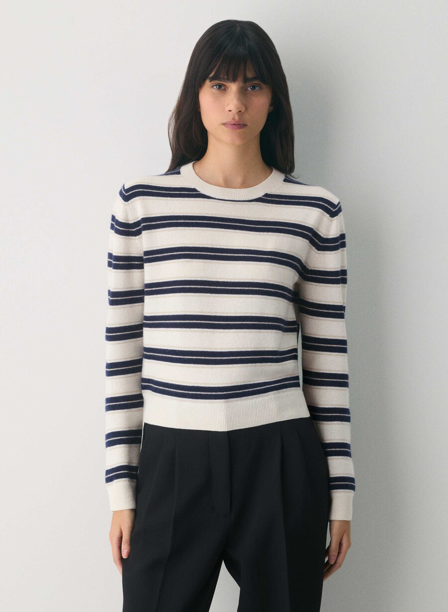 bare cashmere touchstone sweater lt birch admiral