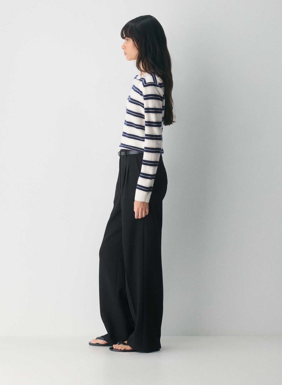 bare cashmere touchstone sweater lt birch admiral