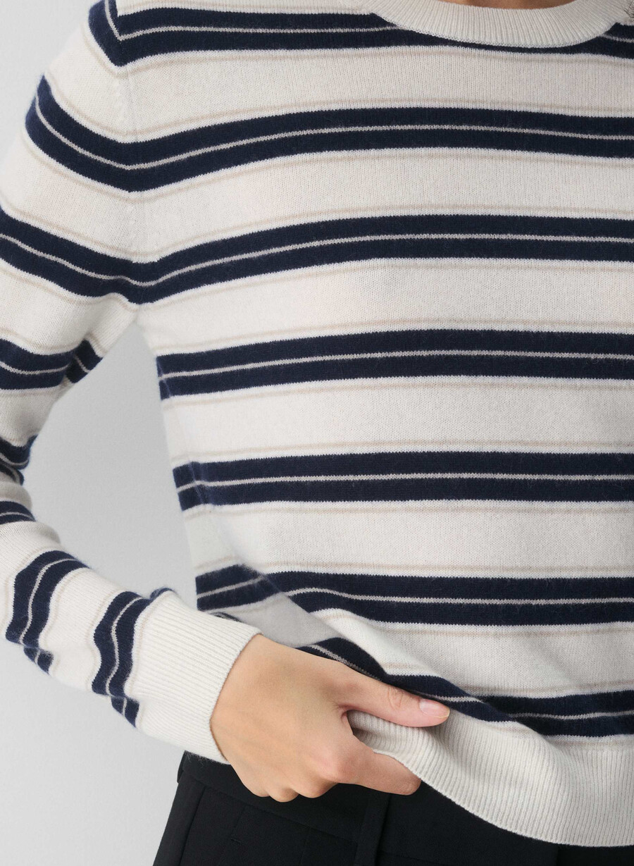 bare cashmere touchstone sweater lt birch admiral