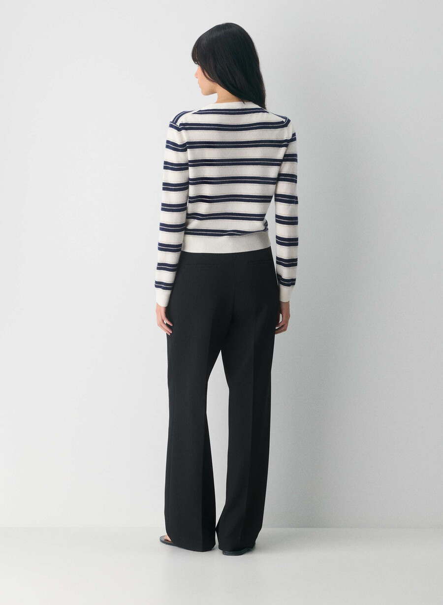 bare cashmere touchstone sweater lt birch admiral