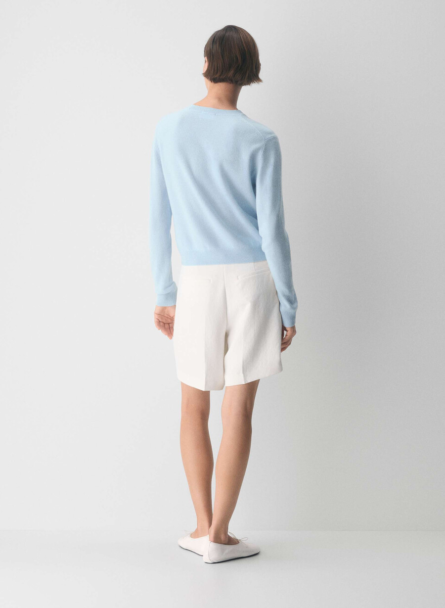 bare cashmere touchstone sweater villa blue